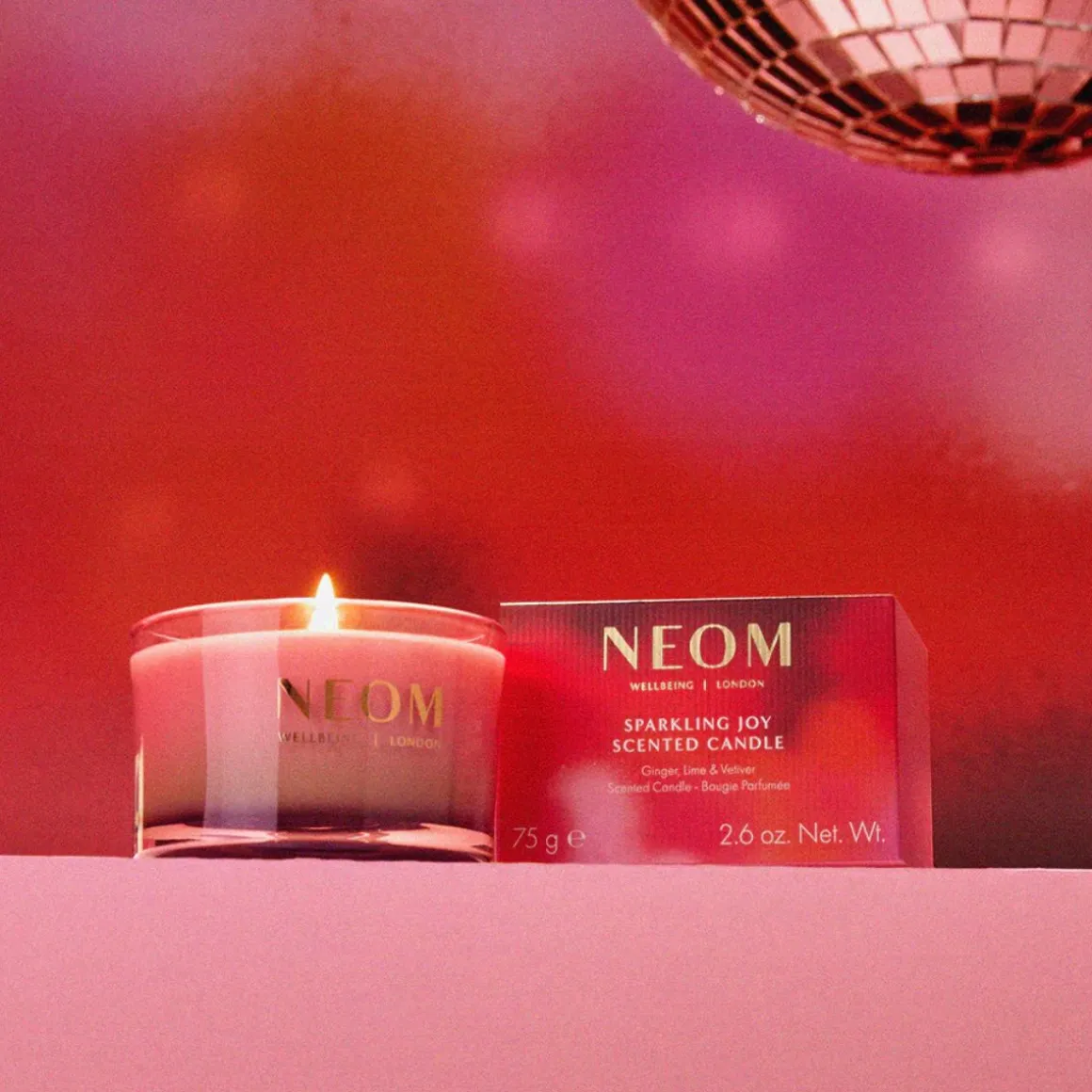 Neom Sparkling Joy Travel Candle