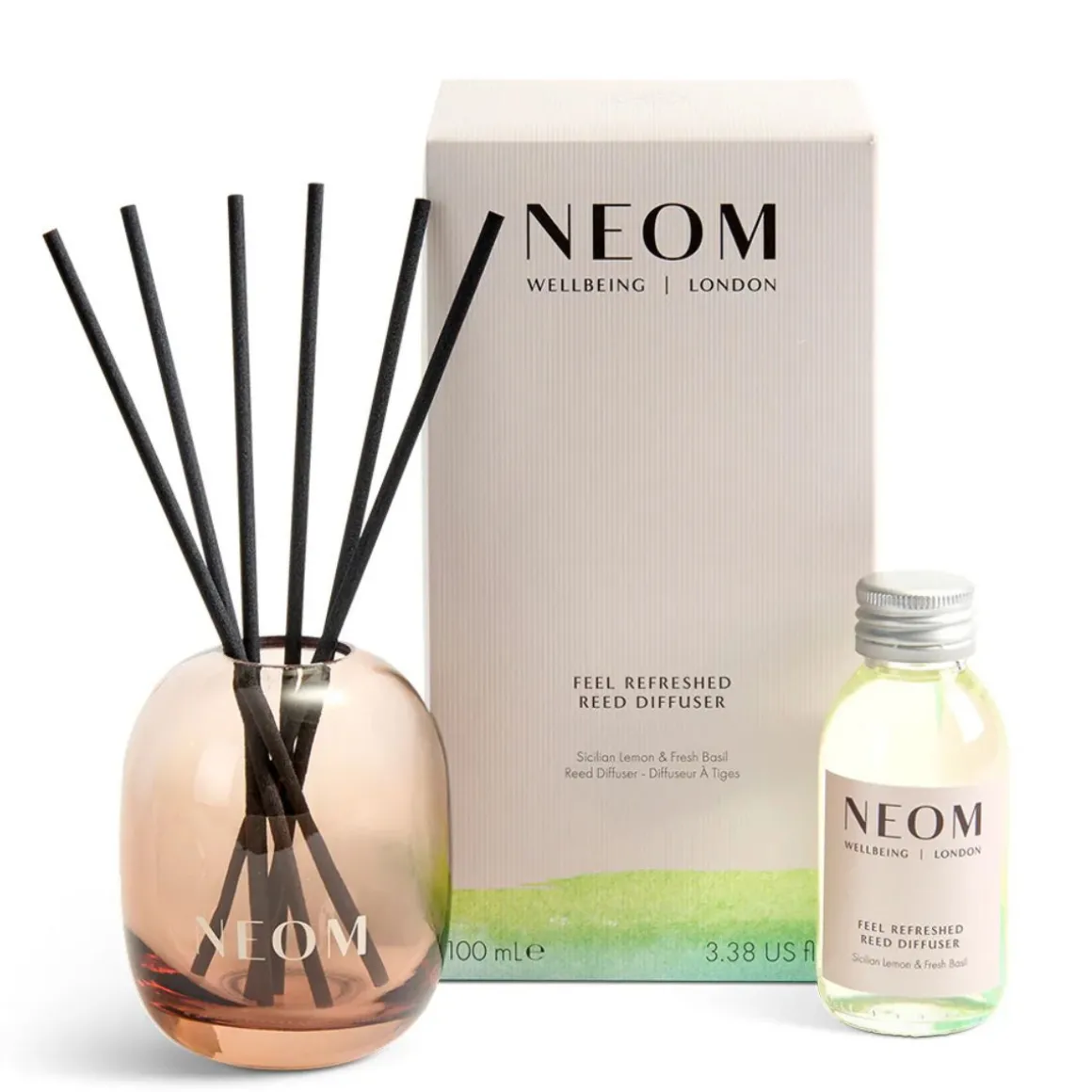Neom Wellbeing Feel Refreshed Reed Diffuser 100ml