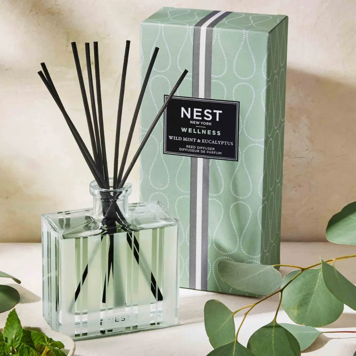 Nest New York Wild Mint & Eucalyptus Reed Diffuser