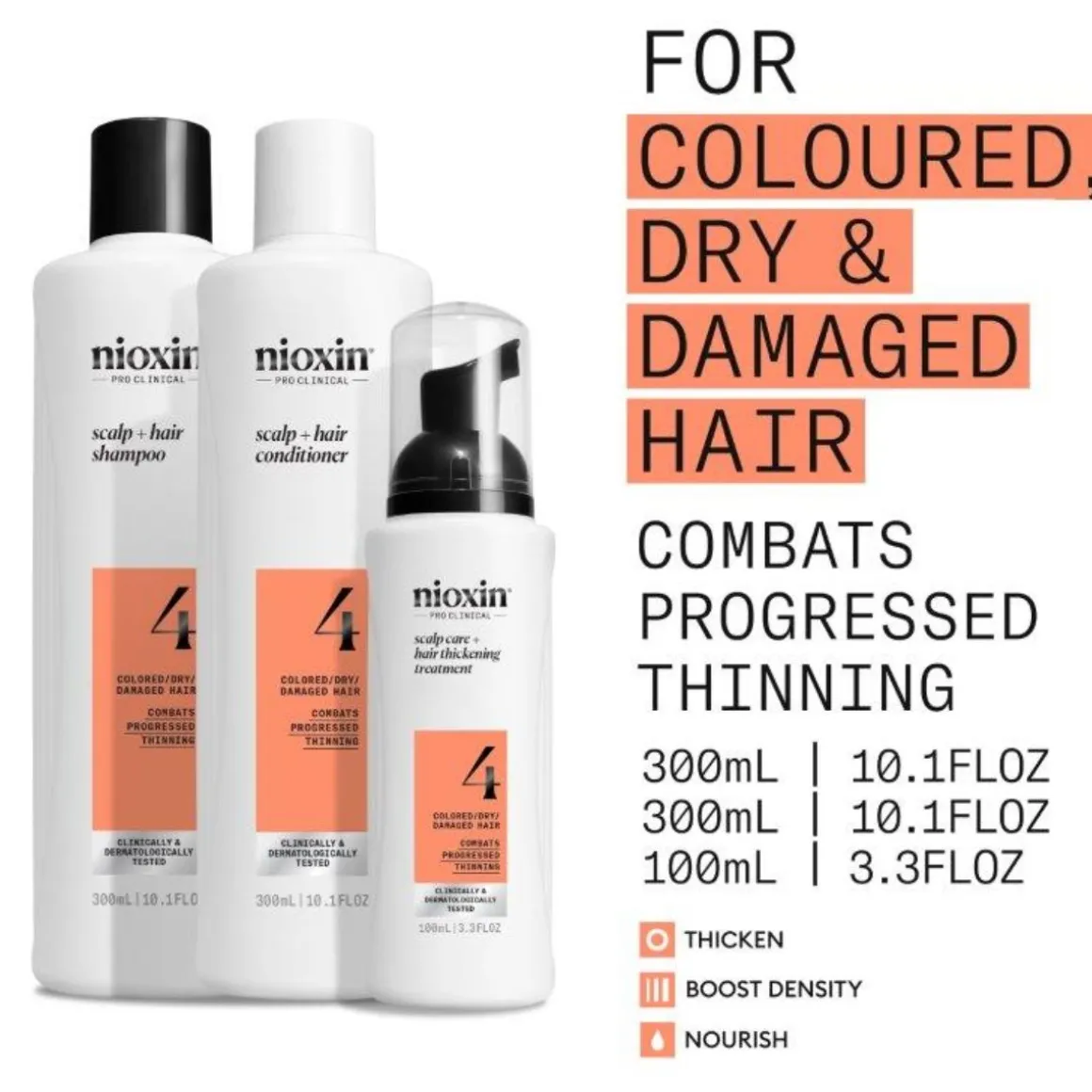 Nioxin System 4 Shampoo 300ml