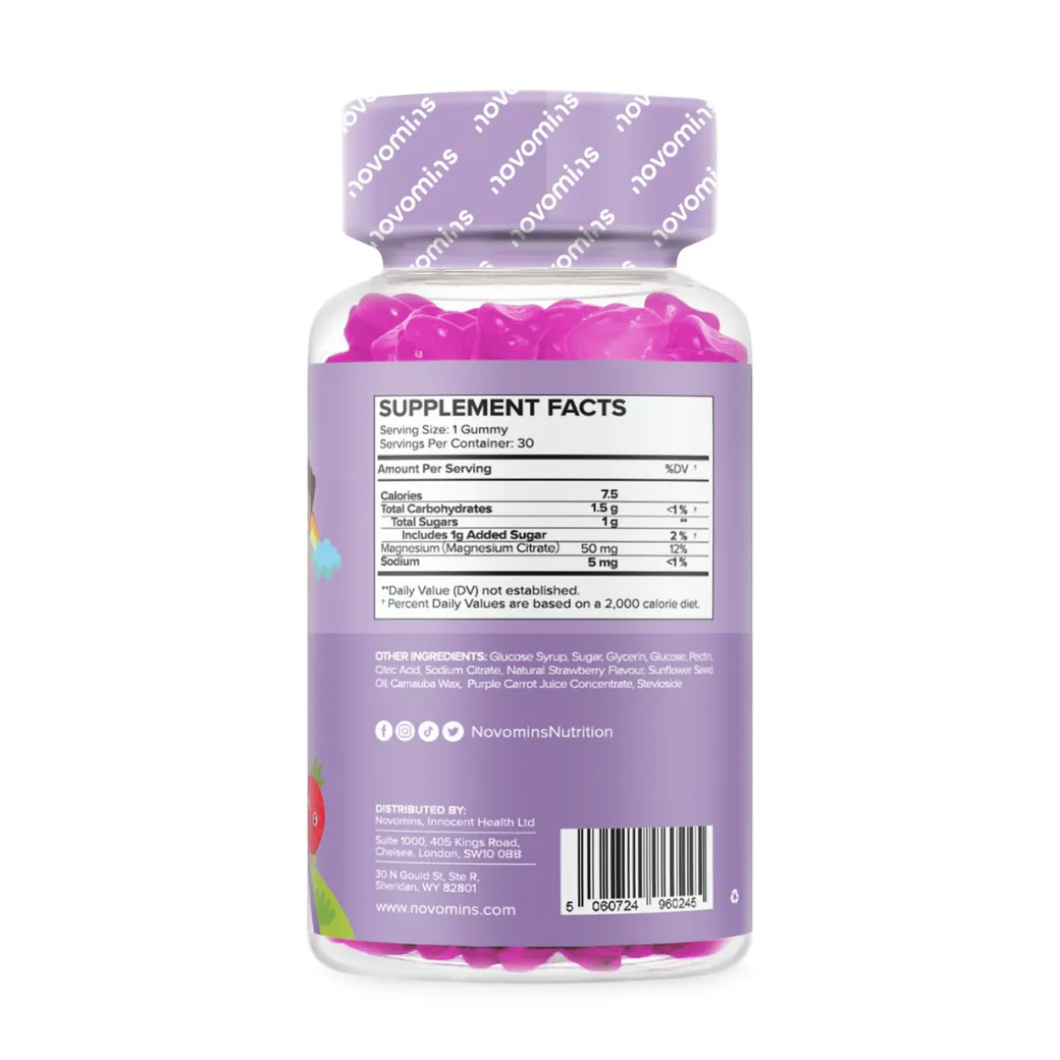 Novomins Kids Magnesium Gummies