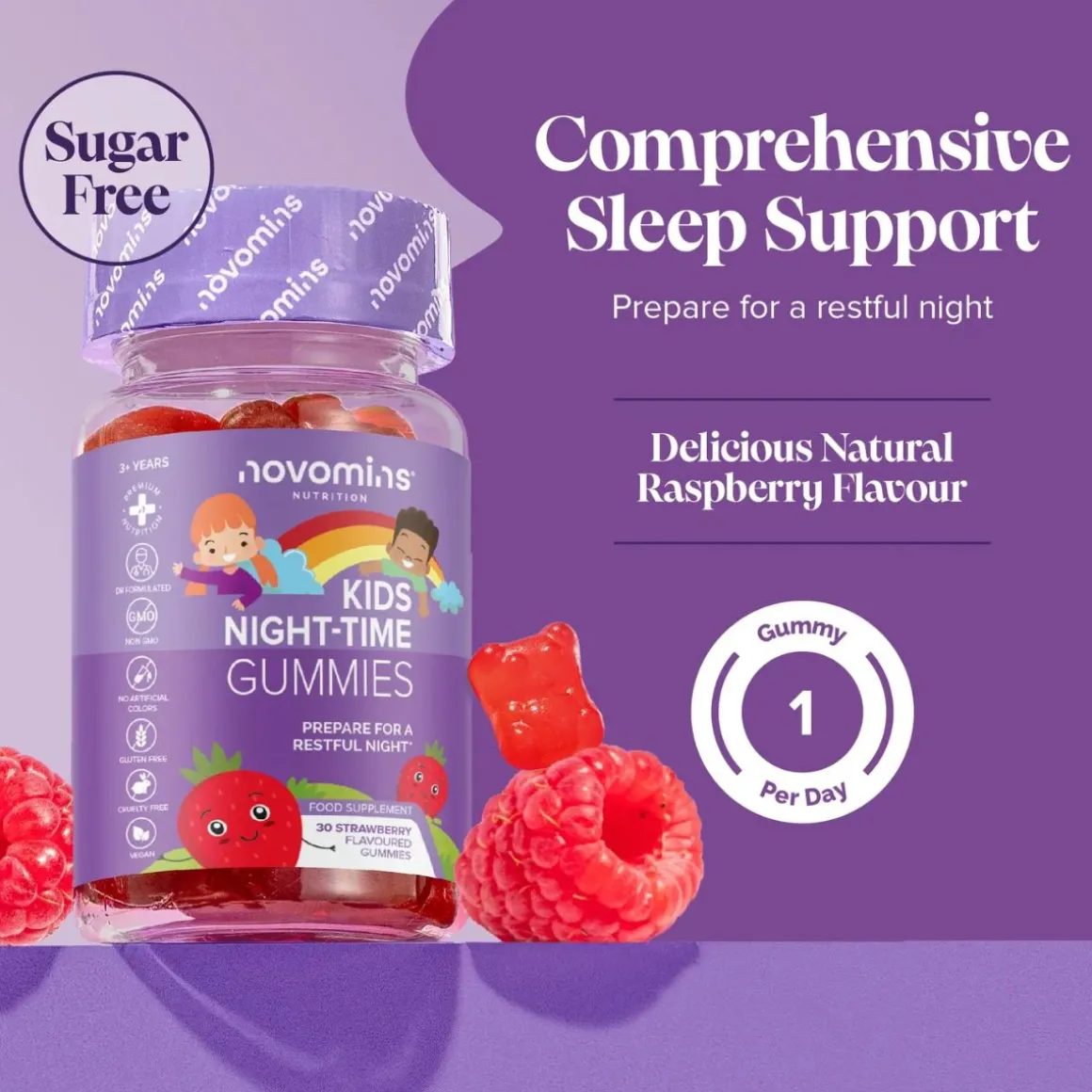 Novomins Kid's Night Time Gummies