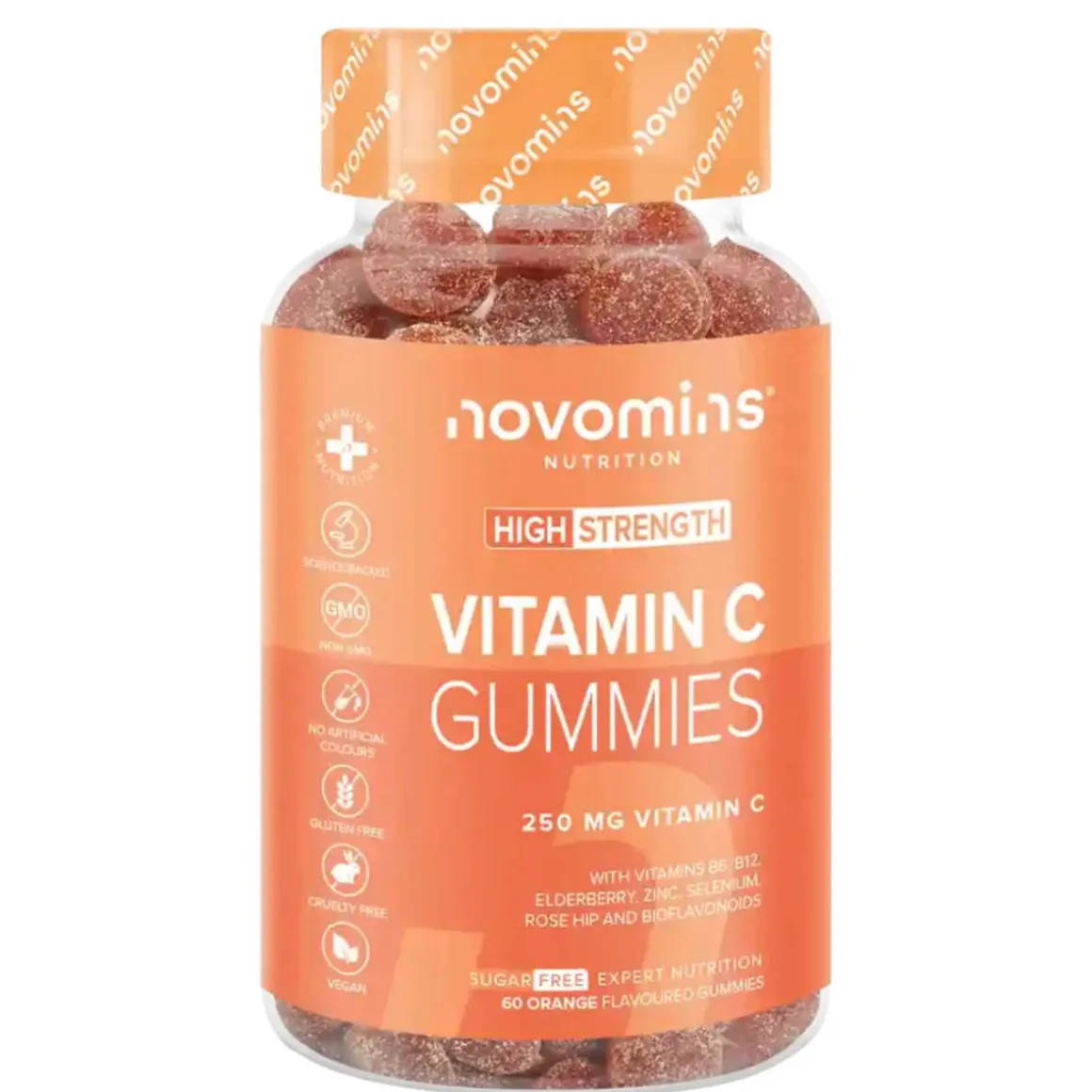 Novomins Vitamin C Sugar-Free Gummies
