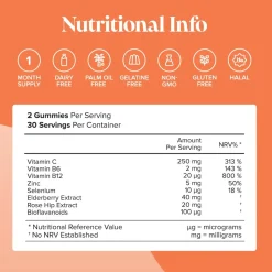 Novomins Vitamin C Sugar-Free Gummies