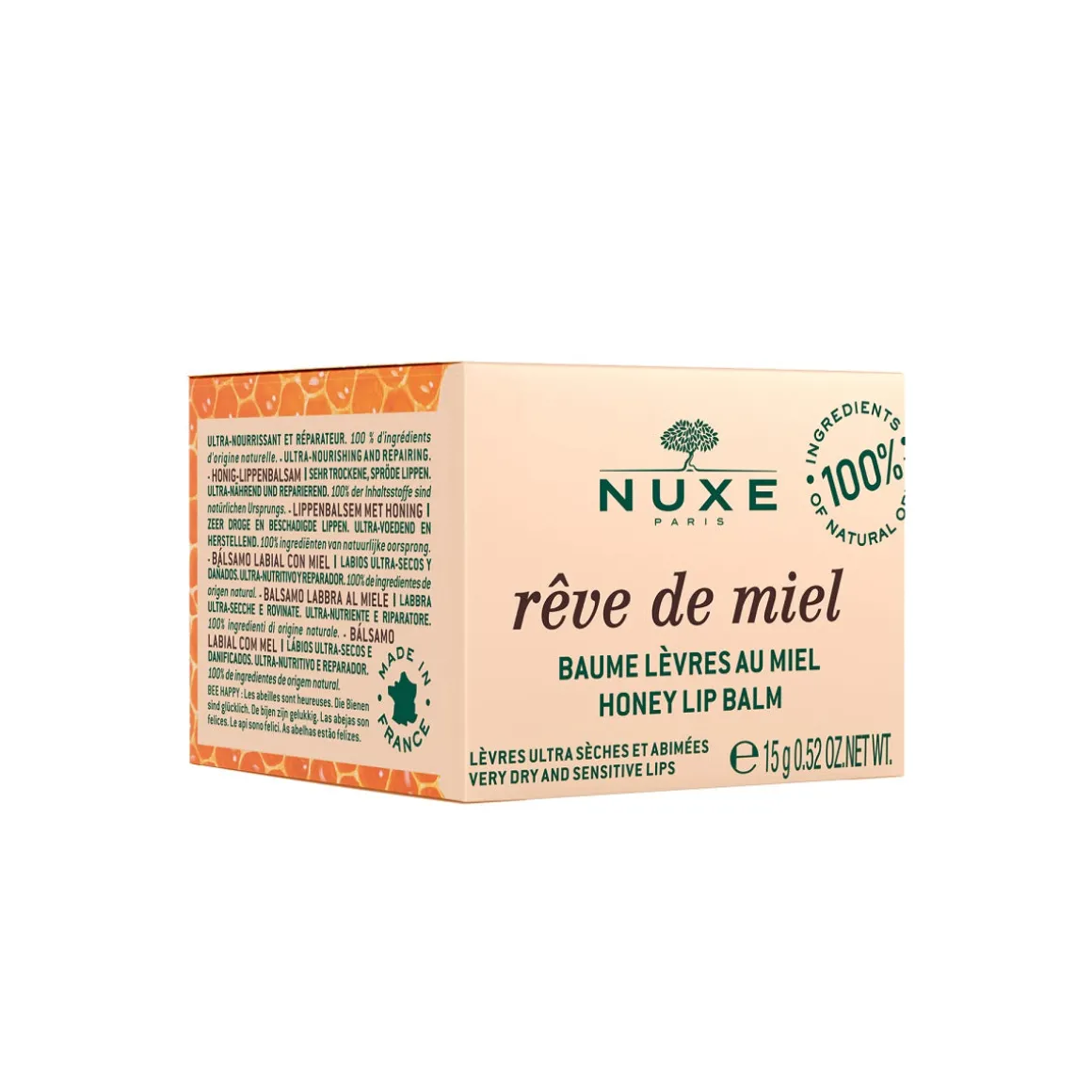 NUXE Rêve de Miel Nourishing Honey Lip Balm 15ml