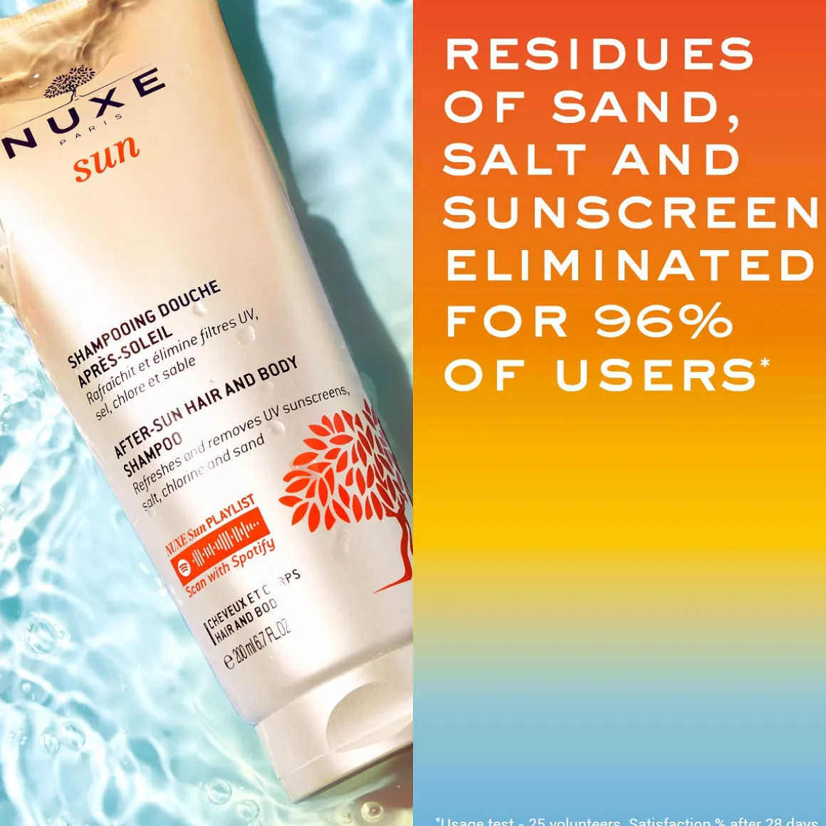 Nuxe Sun After-Sun Hair & Body Shampoo 200ml