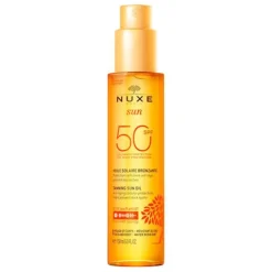 NUXE Tanning Sun Oil SPF50 High Protection Face & Body 150ml