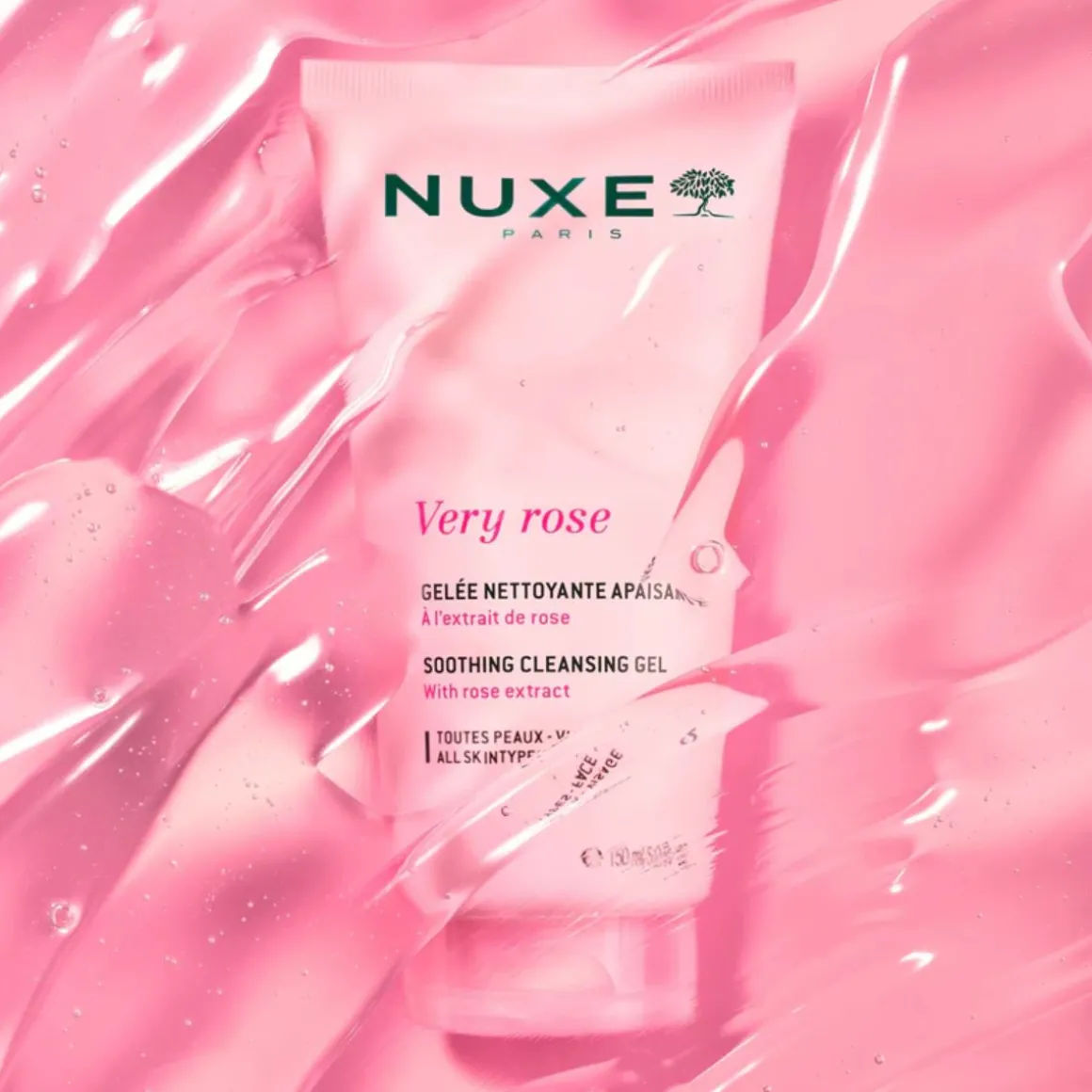NUXE Very Rose Soothing Cleansing Gel 150ml
