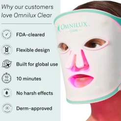 OMNILUX Clear LED Face Mask