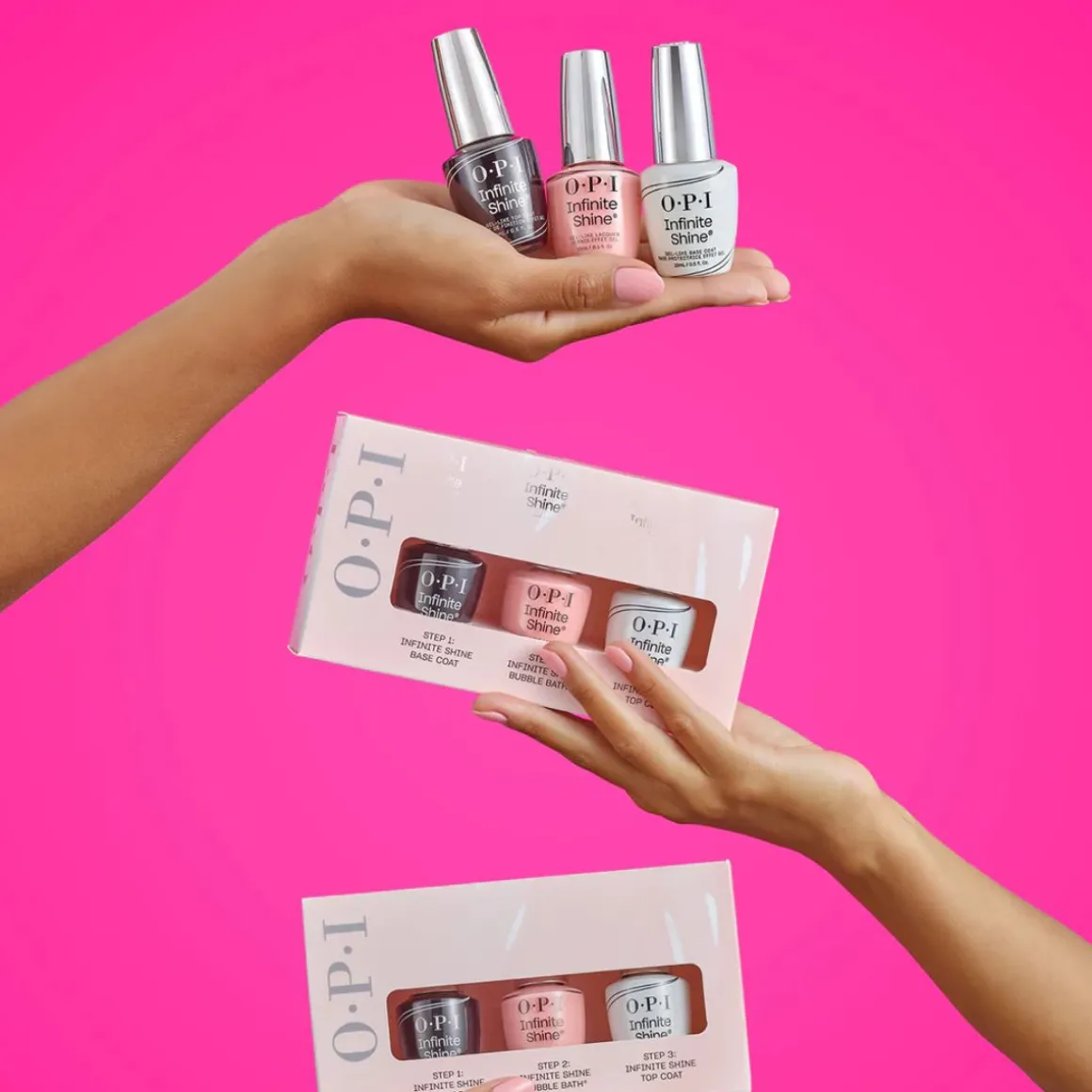 OPI Infinite Shine Pink Perfect Trio