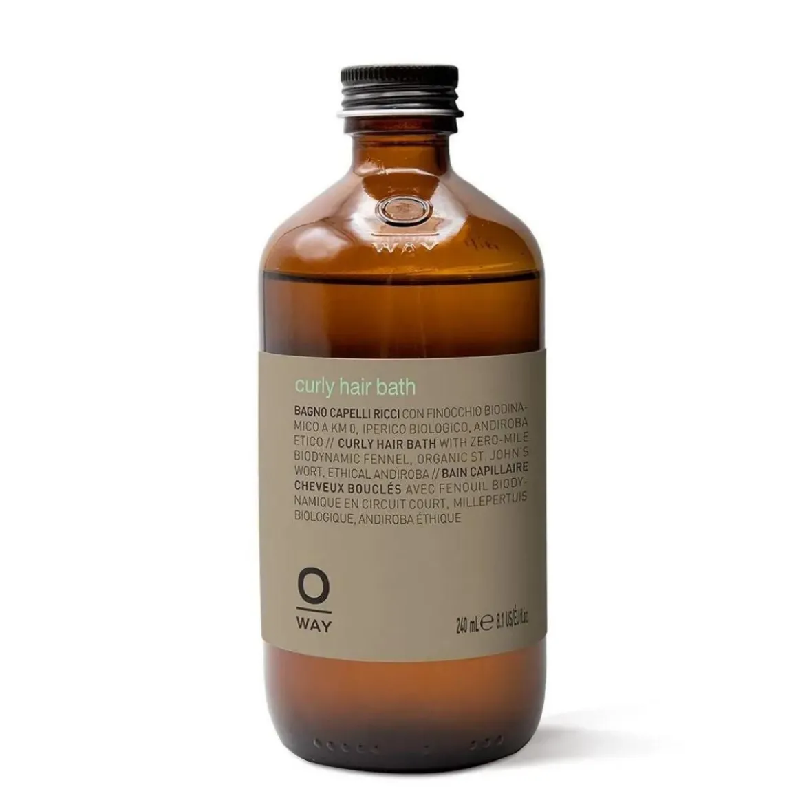 Oway Be Curly Hair Bath Shampoo 240ml