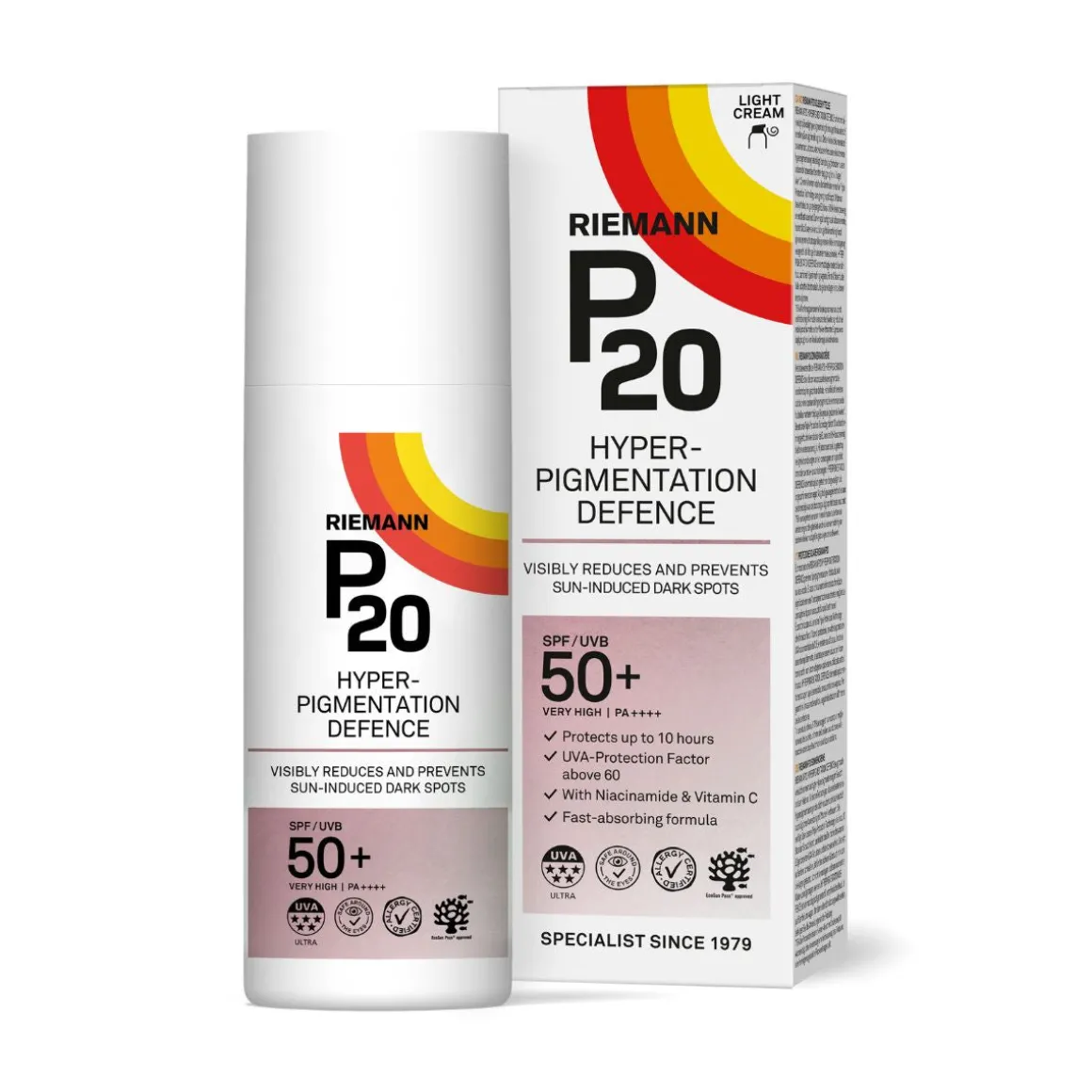 P20 Sun Protection Hyperpigmentation Defense Face SPF50+ 50g