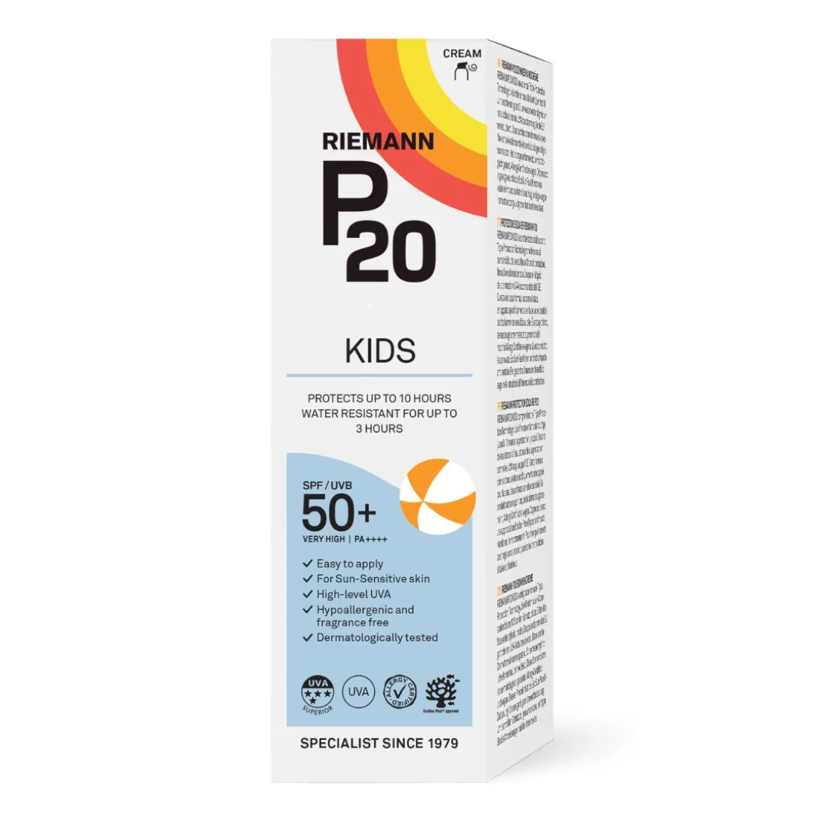 P20 Sun Protection SPF 50 Kids Cream 100ml