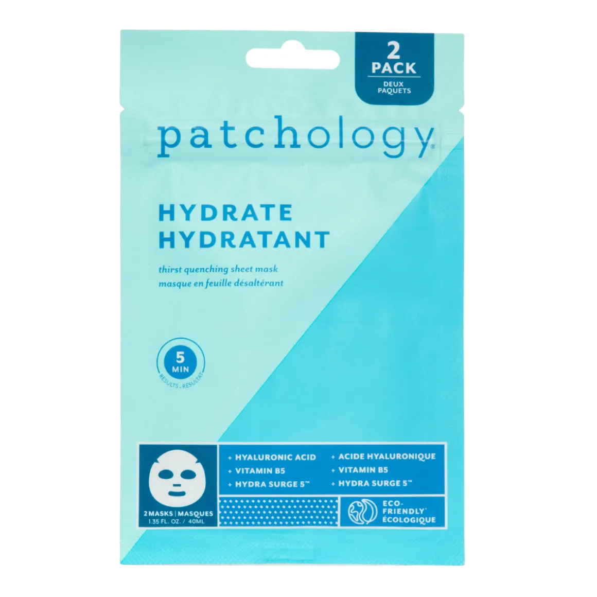 Patchology FlashMasque Hydrate 2-Pack