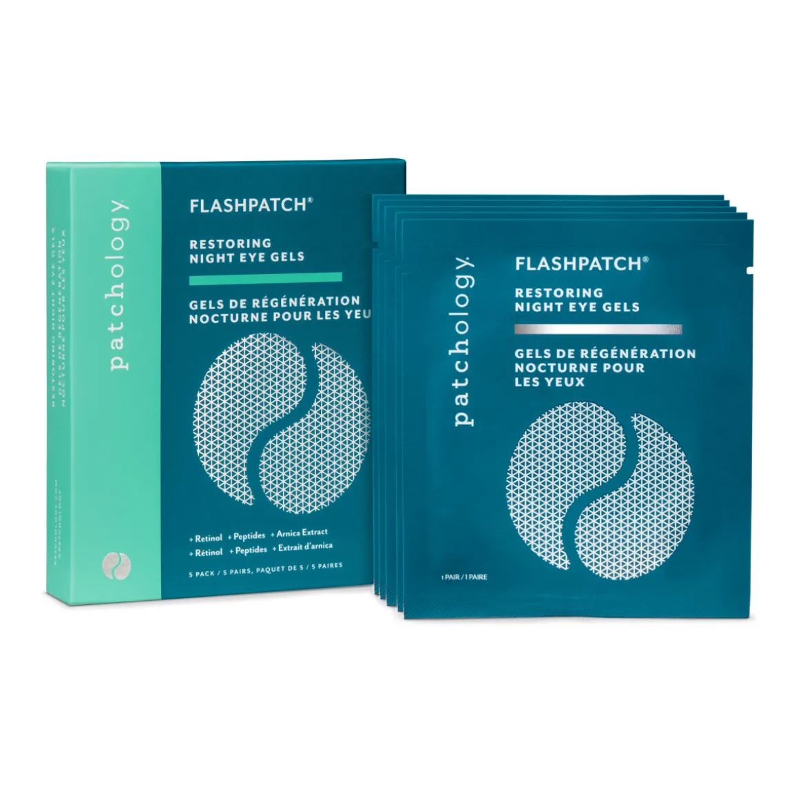Patchology FlashPatch Restoring Night Eye Gels 5 Pair