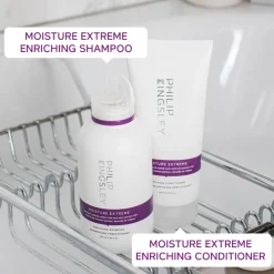 Philip Kingsley Moisture Extreme Shampoo 250ml & Conditioner 200ml Duo