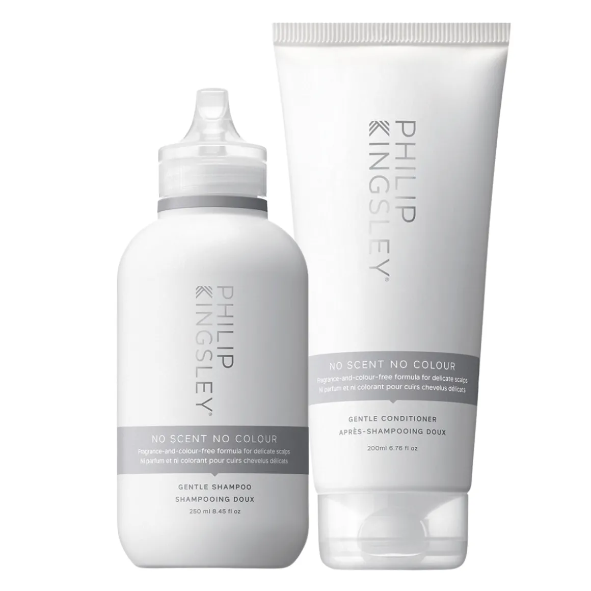 Philip Kingsley No Scent No Colour Shampoo 250ml & Conditioner 200ml Duo