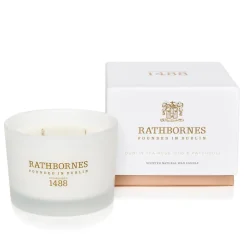 Rathbornes Dublin Tea Rose 2 wick Classic Candle