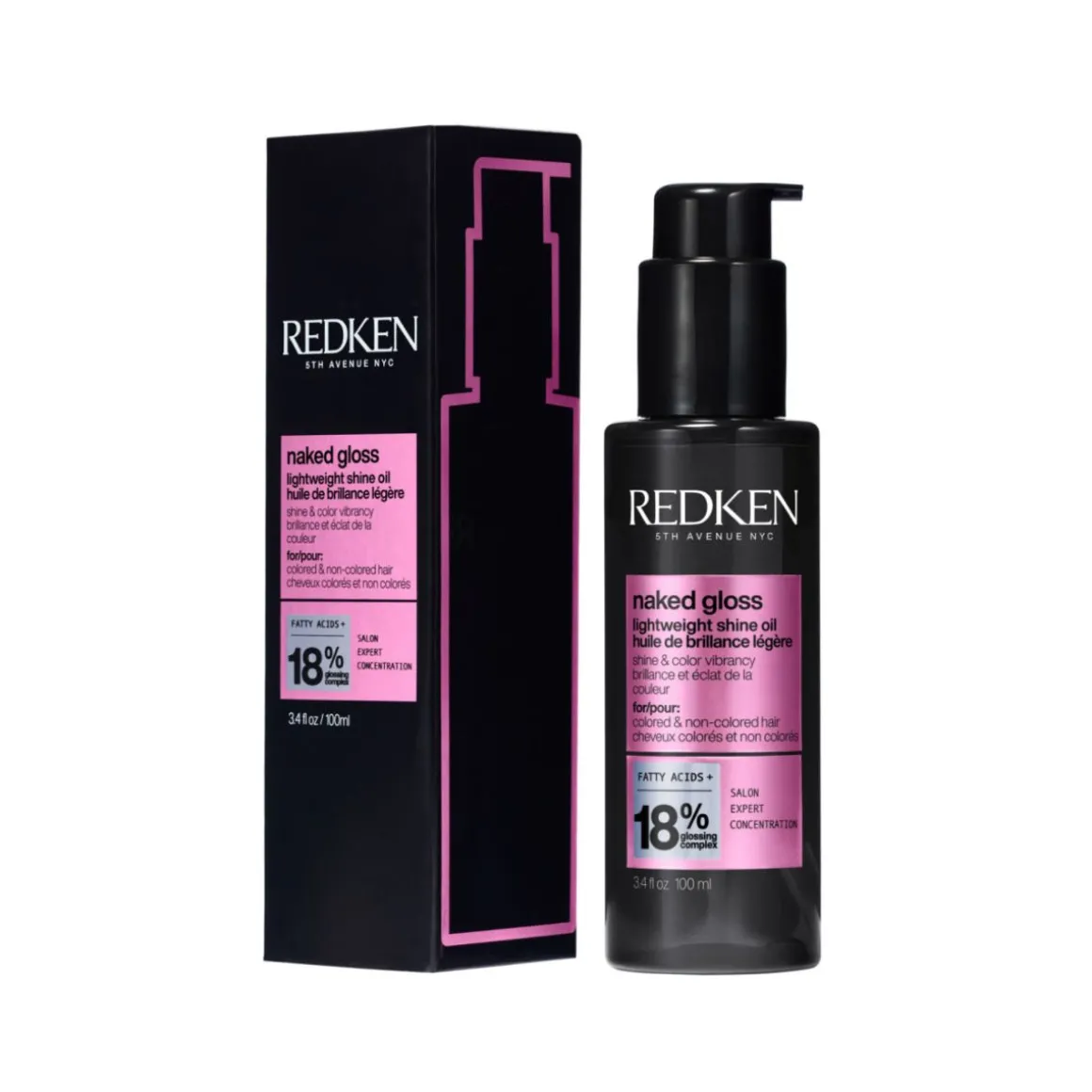 Redken Acidic Color Naked Gloss Lightweight Hair Oil for Dull Hair