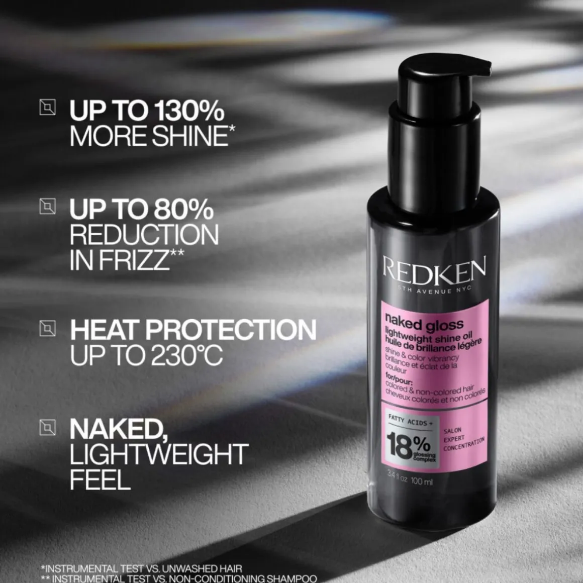 Redken Acidic Color Naked Gloss Lightweight Hair Oil for Dull Hair