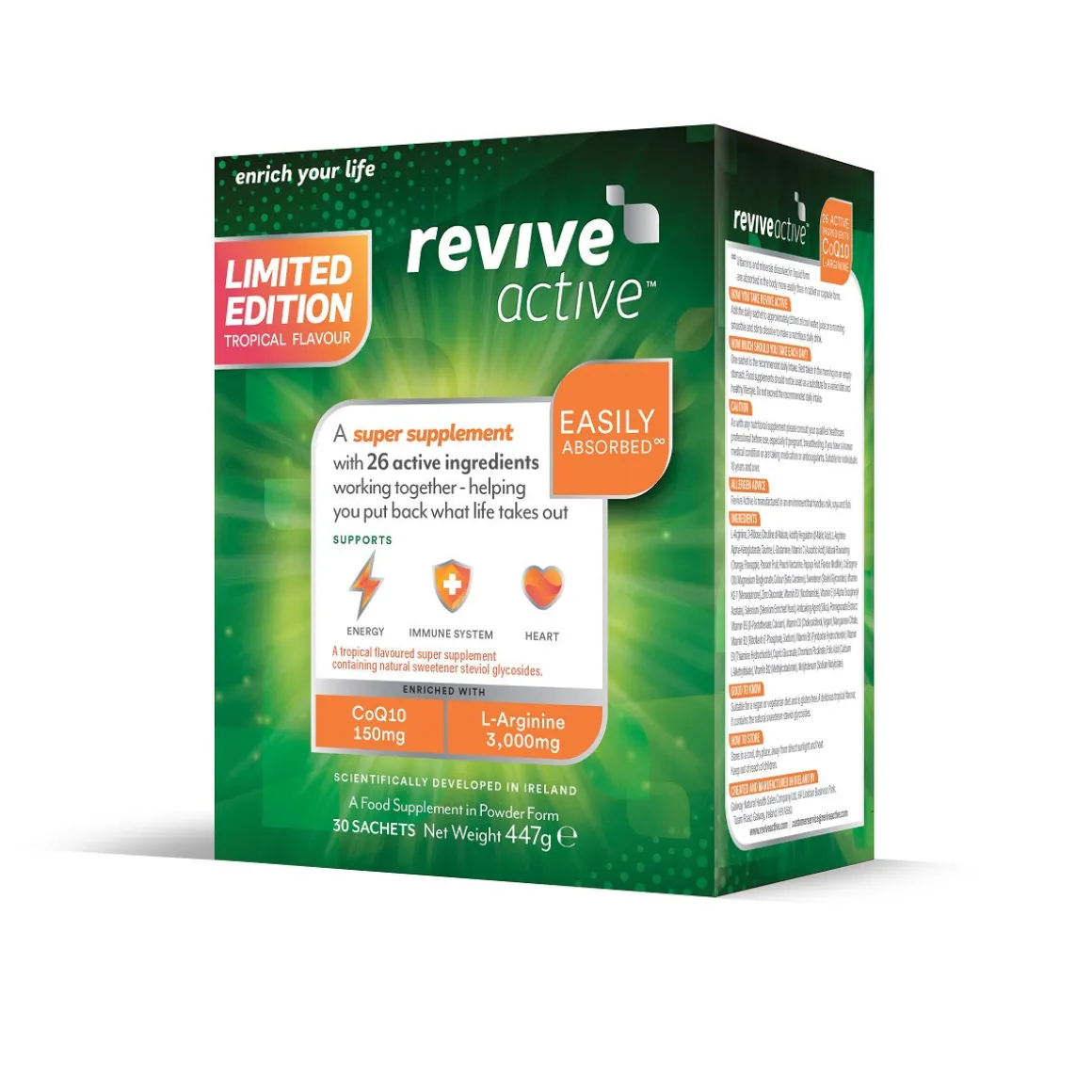 Revive Tropical Flavour 30-Day Box