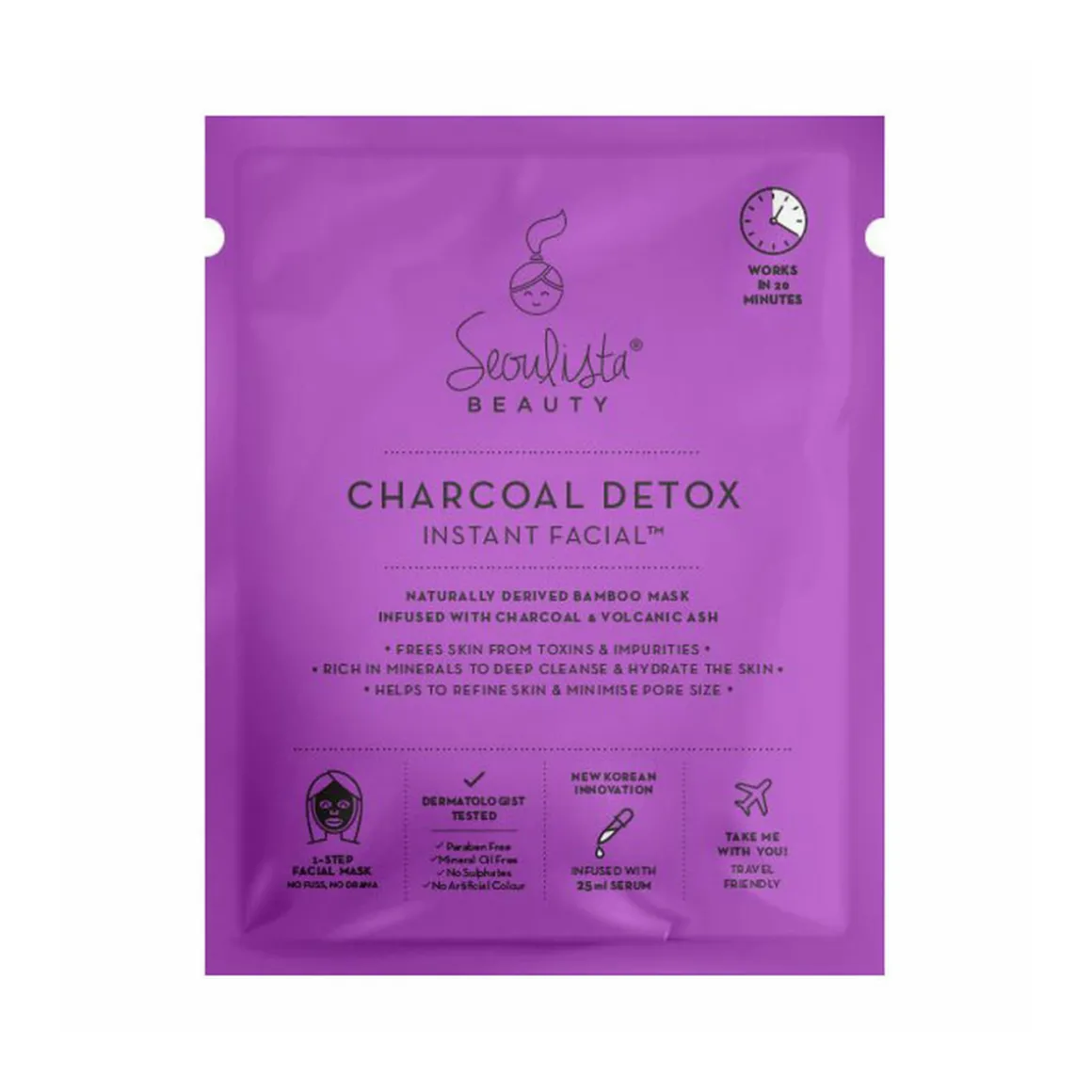 Seoulista Charcoal Detox Instant Facial