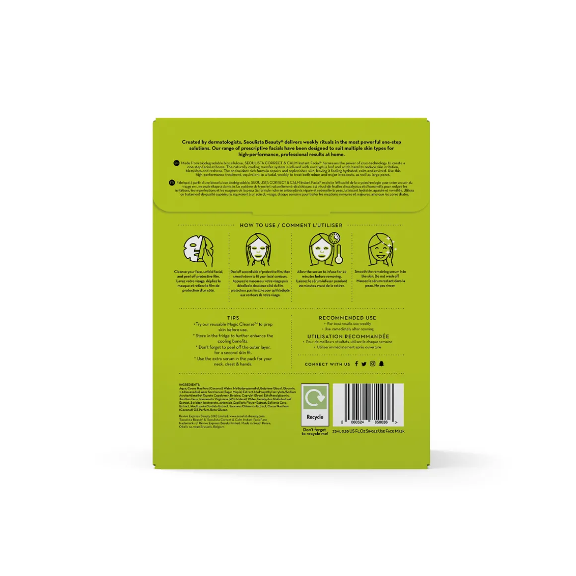 Seoulista Correct & Calm Instant Facial