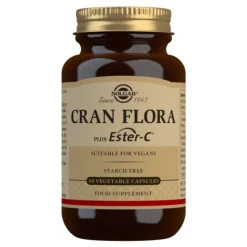 Solgar Cran Flora Cranberry with L. Acidophilus Plus Ester-C