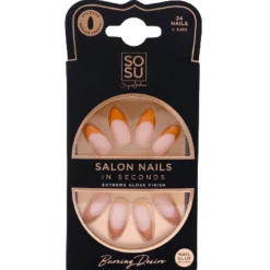 SOSU Cosmetics Salon Nails in Seconds with Nail Glue.