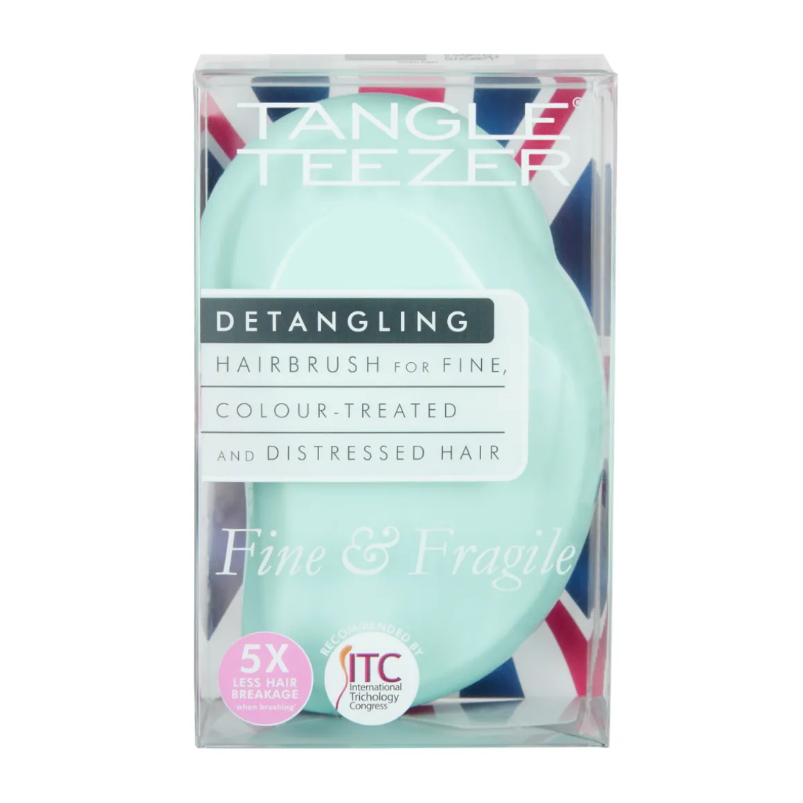 Tangle Teezer Fine and Fragile Detangling Hairbrush Mint Violet