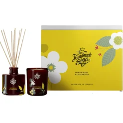 The Handmade Soap Company Lemongrass, Candle & Diffuser Gift Set