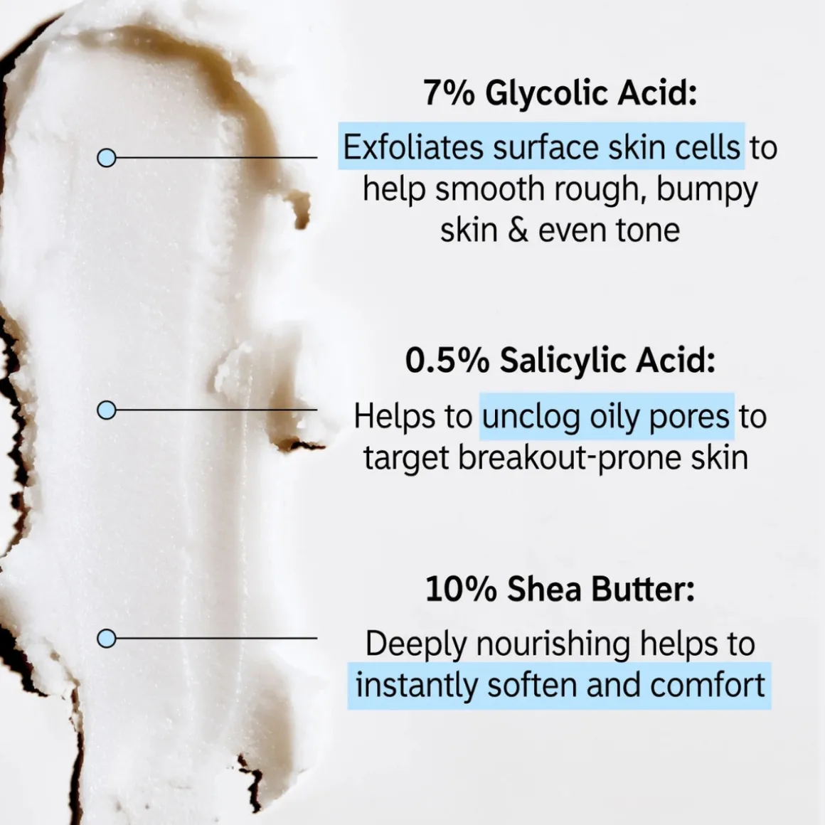 The Inkey List Glycolic Acid Exfoliating Body Stick