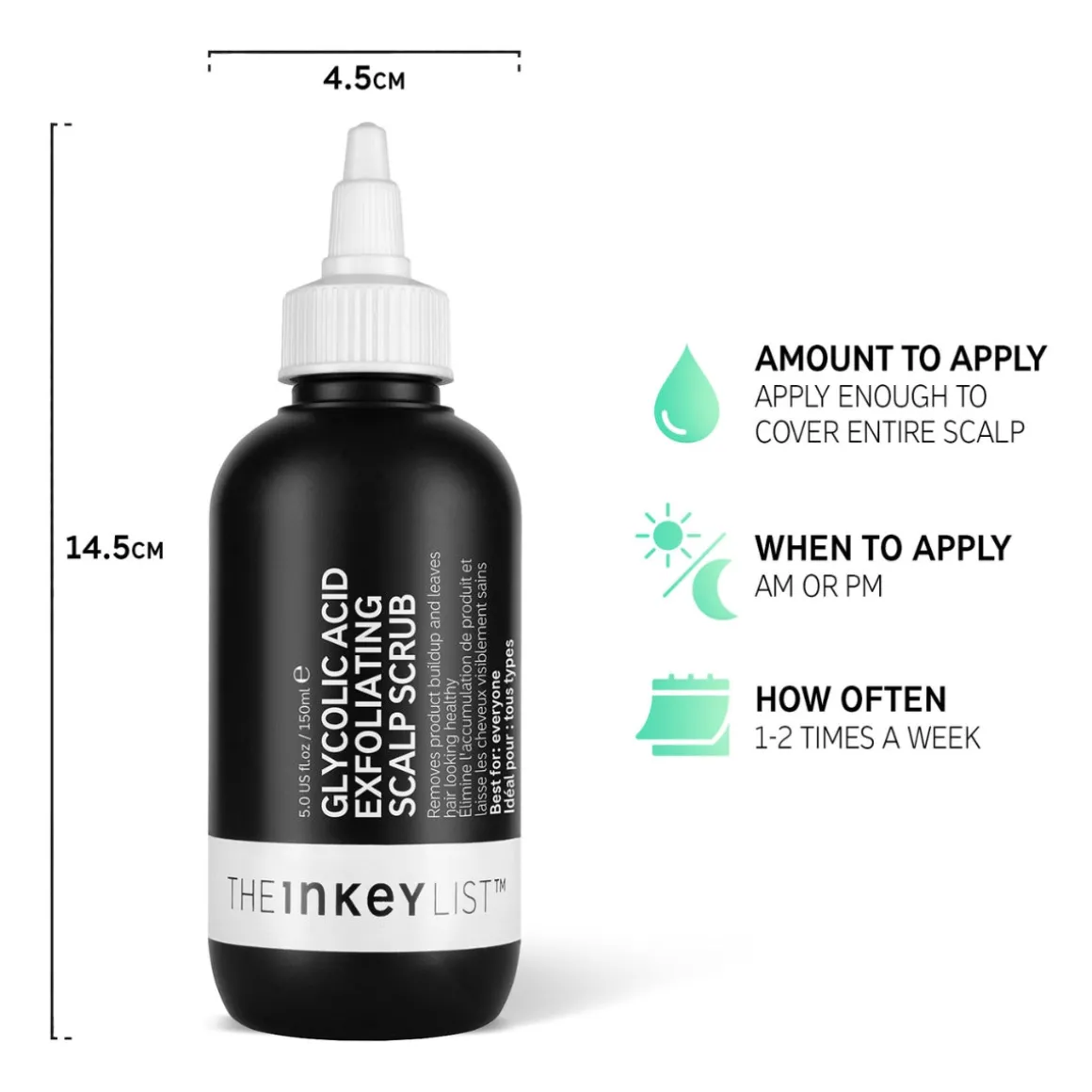 The Inkey List Glycolic Acid Exfoliating Scalp Scrub