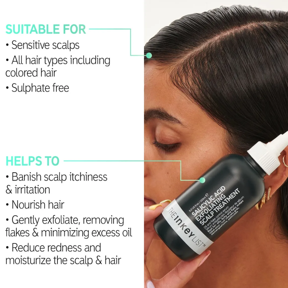 The Inkey List Salicylic Acid Exfoliating Scalp Treatment