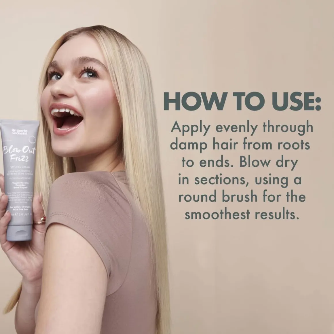 Umberto Giannini Blow Out Frizz Styling Cream