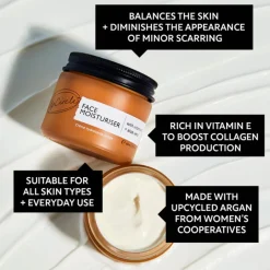 UpCircle Beauty Face Moisturiser with Vitamin E + Aloe Vera 60ml