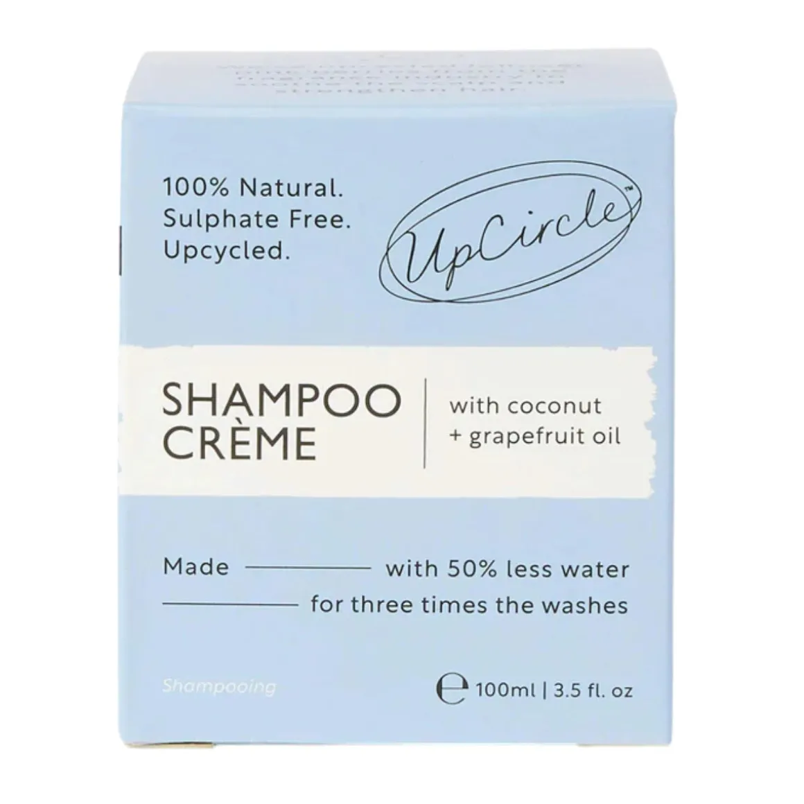 UpCircle Beauty Shampoo Crème with Coconut and Rosemary Oil 100ml