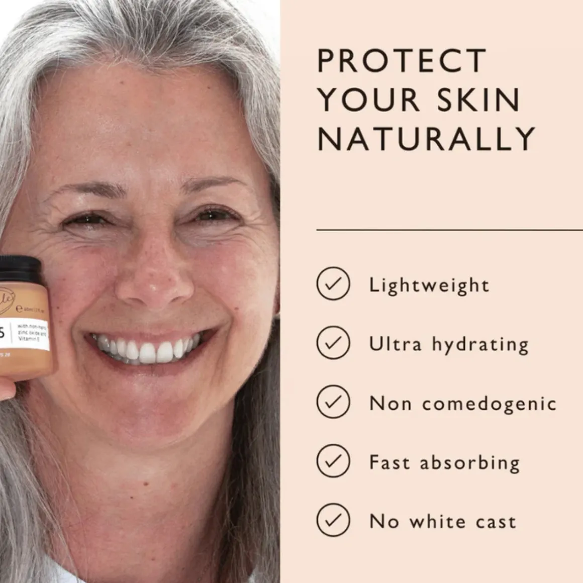 UpCircle Beauty SPF 25 Mineral Sunscreen 60ml