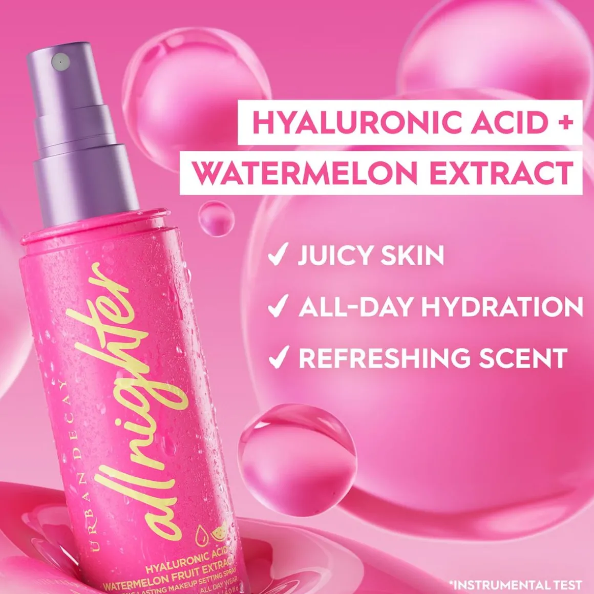 Urban Decay All Nighter Hyaluronic Acid Dewy Setting Spray - Limited Edition