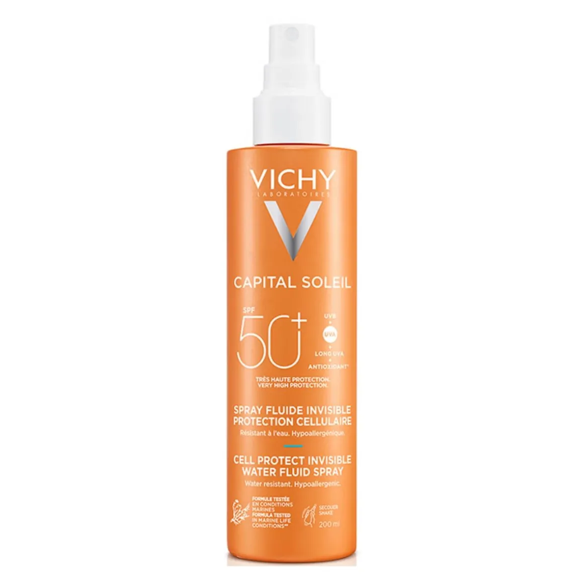 VICHY Capital Soleil Cell Protect Invisible High UVA + UVB Sun Protection Spray SPF50+