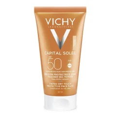 VICHY Capital Soleil Dry Touch Mattifying BB Tinted Sun Protection SPF50 for Face 50ml