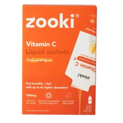 Zooki Liposomal Vitamin C Citrus Orange 14 Pack